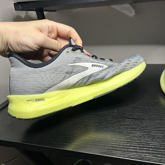 Brooks Hyperion Tempo Mens Size 11.5 Gray Running Shoes Sneakers - Picture 9 of 12